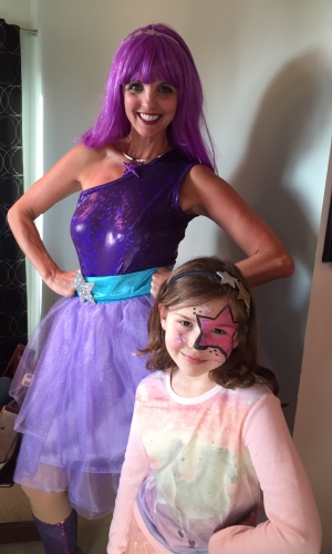 Popstar and birthday girl